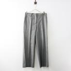 ショッピングセリーヌ セリーヌ CELINE ワイド スラックス 36‖グレー ボトムス ゆったり シンプル ストレート レディース フィービー期【2400014560374】