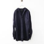定番 人気 2023SS コモリ COMOLI リネンツイル スキッパーシャツ 2｜ネイビー トップス プルオーバー 麻【2400014611298】
