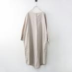 2021SS ネストローブ nest Robe コットン ブロードクロス 2WAY ドレス F｜ベージュ トップス ノーカラー ワイドネック【2400014613094】