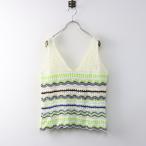 2025SS slow b Iena SLOBE IENA imprevu cloche Cami | "теплый" белый хлопок безрукавка вязаный [2400014643459]