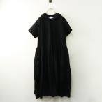 ショッピングギャルソン 美品 AD2024 タオコムデギャルソン tao COMME des GARCONS ラウンドカラーレースワンピース M＼ブラック フレア ドレス【2400014644708】