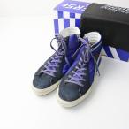 メンズ 極美品 ゴールデングース GOLDEN GOOSE SNEAKERS SLIDE BLUETTE NYLON/LIGHT スニーカー 42｜ブルー【2400014644807】