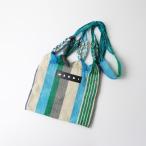 美品 マルニ マーケット MARNI MARKET CROSS HAMMOCK BAG クロスハンモックバッグ ｜ブルー  ベージュ 斜めがけ【2400014649635】