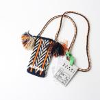 ショッピングマルニ 未使用 2024SS マルニ マーケット MARNI MARKET クロシェニット タッセル スマートフォン ホルダー ｜ネイビー【2400014649680】