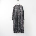 美品 2023AW マーブルシュッド marble SUD 木のぼりパンダシャツワンピース＼ライトブルー系 コットン ドレス 動物【2400014651874】