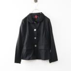  прекрасный товар gran мама mado-ta- Toro GRANDMA MAMA DAUGHTER toro шерсть 100 круг воротник жакет 0 черный I[2400014652055]