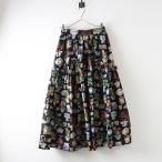 2025SS アンドエルシー ＆ellecy ロイスクレヨン Lois CRAYON 和道具スカート M｜ブラック ボトムス ボリューム【2400014661415】