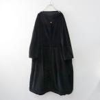 美品 コムデギャルソン購入 ダニエラグレジス DANIELA GREGIS コットンベルベット切替タックワンピースコート//┃【2400014670592】
