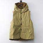 【期間限定価格】アーメン ARMEN リバーシブル ナイロンフードダウンベスト 2＼ベージュ アウター ジャケット【2400014686302】