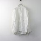 ショッピングロンハーマン ロンハーマン別注 Ron Herman ジェービーアタイア J.B. ATTIRE Paris リネン バンドカラーシャツ 1 ホワイト┃白 麻【2400014690149】