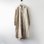2024SS マーガレットハウエル MARGARET HOWEL SHIRTING LINEN シーチングリネン シャツワンピース 1 ベージュ┃【2400014743319】
