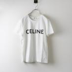 ショッピングセリーヌ 未使用 セリーヌ CELINE エディ期 Logo T-Shirt ロゴプリント コットン半袖Tシャツ S ホワイト┃ポルトガル製【2400014753172】