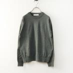 ショッピングドゥ 美品 ヌーベルドゥパラディ NOUVELLES DU PARADIS コットンクルーネックプルオーバー  38｜グレー【2400014757385】