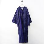 未使用 ソウソウ SOU・SOU 京都 高島縮20/20 半衿みたて涼衣 霰縞 S｜ネイビー系 羽織り 和服 和装 着物【2400014759983】