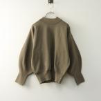 2021SS アンビデックス ドットアンドストライプス Dot＆Stripes  3ET DEMI ミラノリブ プルオーバー F｜カーキ【2400014774269】