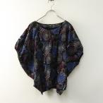 ショッピング花火 マーブルシュッド Marble SUD 花火 プリント カットソー ｜ブラック トップス オーバーサイズ【2400014777093】