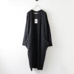 【期間限定価格】エヴァムエヴァ evam eva drop pocket robe ドロップポケットローブ M‖チャコール カーディガン 羽織り ロング 前開き【2400014796353】