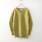 【期間限定価格】アクネ Acne Ry Twisted PAW11 ヘビー ウール ニット プルオーバー XS｜イエロー グリーン トップス ローゲージ【2400014800968】