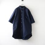  Dress Terior DRESSTERIOR [...] вытащенный воротник туника рубашка 38l темно-синий tops блуза cut and sewn длинный рукав [2400014801781]