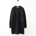 美品 マッキントッシュロンドン MACKINTOSH LONDON ニットジップコート 38＼ブラック ジャケット【2400014805833】