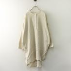 【期間限定価格】2023SS エヴァムエヴァ evam eva cotton tunic コットン ヘンリーネック チュニック ｜ベージュ トップス【2400014815078】