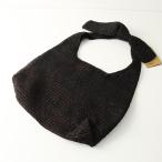 未使用 MAISON N.H PARIS メゾンエヌアッシュパリ LEILA ラフィアショルダーバッグ＼ブラック 肩掛け かごバッグ【2400014818079】