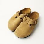 未使用 保管品 ビルケンシュトック BIRKENSTOCK ボストン Boston スエードレザーサンダル 24.5cm トープ ベージュ┃【2400014824230】