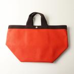 【期間限定価格】最高級ライン エルベシャプリエ Herve Chapelier リュクスライン 705GP 舟型トート バッグ L パプリカ×ブラウン┃//赤【2400014830552】