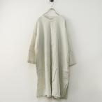 美品 ソウルベリー soulberry おとな色したアイスグレーな羽織り リネンシャツワンピース M＼ライトグレー ドレス【2400014844344】