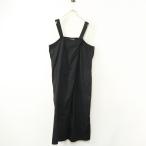 2021SS KBFke- Be ef Urban Research URBAN RESEARCH tuck широкий комбинезон one| черный комбинезон [2400014846409]