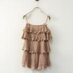  Pink House PINK HOUSEtia-do сетка вязаный топ | розовый безрукавка flair [2400014855401]