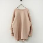 [ время ограничено цена ]2023AW большой размер rose Tiara Rose Tiara оборка широкий тянуть over 42I розовый tops тренировочный длинный рукав [2400014886979]