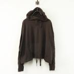  бледно-голубой Индия mizuiro ind wide hooded тянуть over l Brown tops Parker вязаный f-ti[2400014891164]