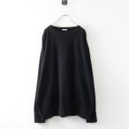 [ время ограничено цена ]linoLENO кашемир хлопок вырез лодочкой тренировочный 1I черный tops длинный рукав тянуть over [2400014892291]