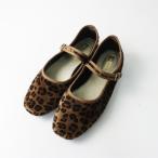  Nico and niko and... Leopard кунгфу обувь S/ Brown плоская обувь балетки леопардовая расцветка 23cm[2400014962482]