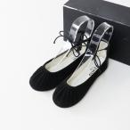  Repetto repetto DEMETER балетки 36# черный 22.5cm замша лодыжка лента Flat [2400015081113]