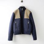  популярный Gucci GUCCI 715540 GG ткань переключатель стеганная куртка 44(170/84A)// темно-синий мужской мужской блузон #[2400015090320]