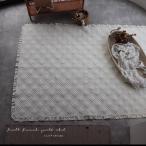 アウトレット　一部生地不良　汚れ　中綿増量 french frill quilt ibul 中綿プラス（約120×180ｃｍ）TRICK HOLIC　トリックホリック　オリジナルデザイン