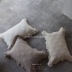 アウトレット　一部生地不良　汚れ　中綿増量 french frill quilt ibul 中綿プラス まくらカバー（約40×60ｃｍ）トリックホリック　オリジナルデザイン