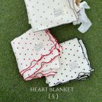 [1 пункт только кошка pohs возможно ]Heart gauze blanket S-size( примерно 70×85cm) двойной марля хлопок подлинный Корея производства оригинал покрывало 