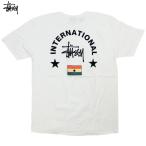 Stussy International Arc Tee ステューシー インターナショナル ストックロゴ スケート 半袖 Tシャツ ストリート ラスタ アーチ White 白【ゆうパケット対応】