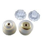 Yahoo! Yahoo!ショッピング(ヤフー ショッピング)ピアスキャッチ スーパーロックキャッチ 両耳 1ペア 18金 2種類キャッチ セット 日本製