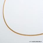 ベネチアン ネックレス 18金 ピンクゴールド PG チェーンのみ k18 メンズ レディース プレゼント 幅1mm 45cm 3.1g スライド プレゼント ギフト