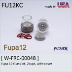 Tig溶接トーチ ノズル 軽量パイレックスカップ　FURICK CUP   Fupa 12 Glass kit, 2cups, with cover (FU12KC)