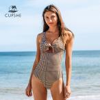  One-piece моно kini купальный костюм чай цвет Brown sexy женский 