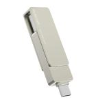エレコム SSD 外付け 1TB USB3.2 (Gen1) iPhone対応 Type-C/Type-A 両対応 回転式コネクタカバー exFATフォーマット ESD-EPA1000GSV