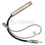 ショッピングis03 ブースター付アンテナ変換 ISO→JASO