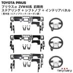 プリウスα ステアリング シフトノブ インテリアパネル 19P セット 40系 ZVW40W ZVW41W 前期型 パーツ 部品 内装 パネル インパネ カスタム 室内