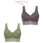 ショッピングトリンプ セール20％OFF (アモスタイル)AMOSTYLE AMOSTYLEレーシーナイトブラ コンフォートタッチ(3Lサイズ) AMST1363 N-Top5 JX