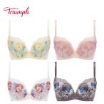 まとめ買い対象 WEB限定セール (トリンプ)Triumph 天使のブラ 魔法のハリ感566 ブラジャー(B,C,D,E,Fカップ) TR566 WHU